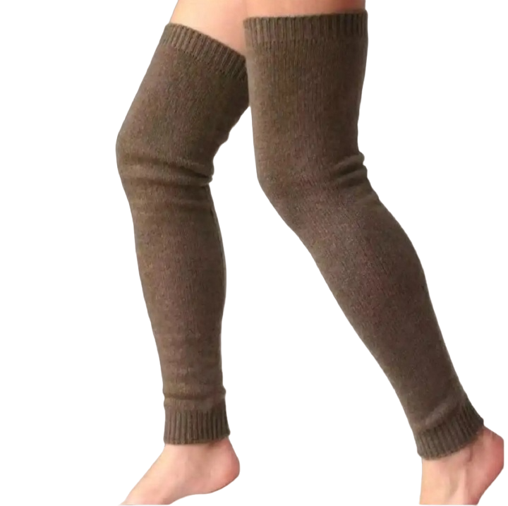 PREMIUM QUALITY 2 Pcs Adjustable wool Knee Warmers