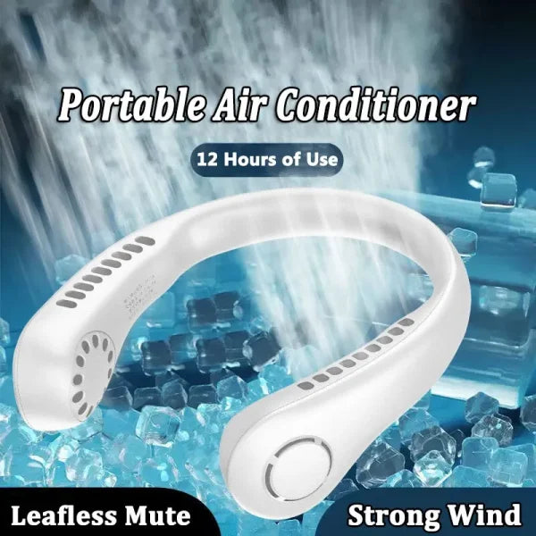 Neck Portable Bladeless Hanging Fan