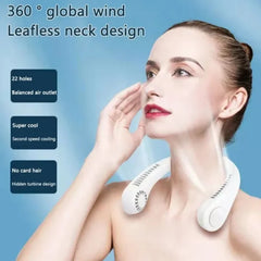 Neck Portable Bladeless Hanging Fan