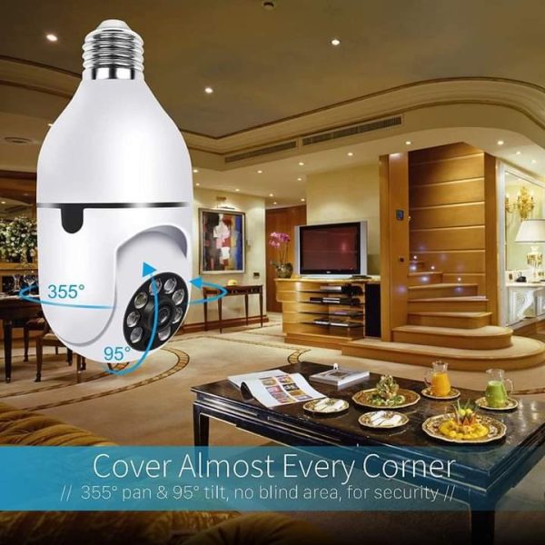 Wifi bulb PTZ camera